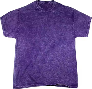 T-shirts vintage délavés à l'acide pour hommes avec logo personnalisé style unique T-shirts OEM à coupe parfaite T-shirts surdimensionnés à épaules tombantes avec logo - Product Image 1