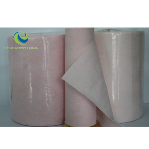 Alta calidad Spunlace microfibra no tejida impermeable transpirable antibacteriano peso medio Cruz estilo tela rollos frío - Product Image 5