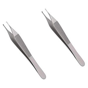 Nouveau pansement pince à épiler pouce pince à épiler en acier inoxydable Micro Adson tissu Instruments chirurgicaux pince - Product Image 1