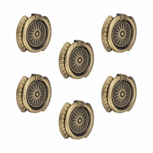 Manija de diseño antiguo de diseñador dorado para armarios, Cajones y puertas, tirador de estilo Vintage para muebles de armario de oficina en casa - Product Image 6