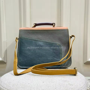 ใหม่ตะวันตกรีไซเคิลหนังCrossbodyกระเป๋าหลายสีร้อนขายกระเป๋าสตางค์ผู้หญิงสไตล์ที่ไม่ซ้ํากันหลายสีไหล่สลิงกระเป๋า - Product Image 5