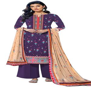 Trajes Shalwar Kameez de algodón de primera calidad para mujer, diseño de Shalwar Kameez, trajes de algodón bordados, salwar kameez pakistaní. - Product Image 1