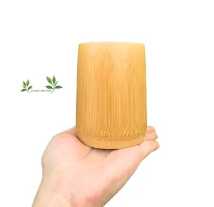 Поставщик объемных бамбуковых чашек с крышкой и соломинками, дешевая цена во Вьетнаме/Набор бамбуковых чашек с бесплатным логотипом и образцом на сайте Eco2go