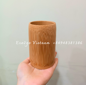 Vasos de bambú a granel al por mayor con muestra gratis y logotipo grabado láser para usar en el restaurante o el hotel en casa - Product Image 4