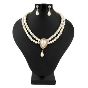 ชุดจี้มุกสำหรับผู้หญิง - สีทอง - Product Image 1
