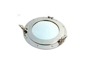 Hot Selling Modern Style Handmade Decorative Nautical Brass Porthole Oval Shape <b>Mirror</b> <b>Plain</b> Polish Finish Export Manufacturing - Product Image 4