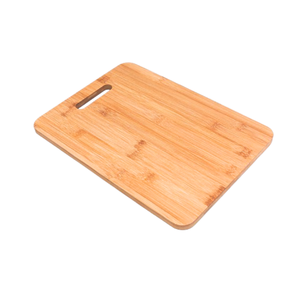 Tabla de cortar de madera de bambú sostenible, tabla de cortar de cocina antideslizante ecológica con agujero para colgar - Product Image 5