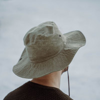 Topi katun lilin buatan kustom grosir topi tahan air bersirkulasi matahari Safari luar ruangan untuk sehari-hari & memancing MOQ rendah