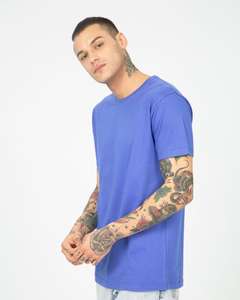 T-shirt en coton biologique pour hommes, femmes et enfants, col rond, manches courtes, couleur unie, style décontracté, grande taille, FINER THREADS, respirant, coupe classique - Product Image 2