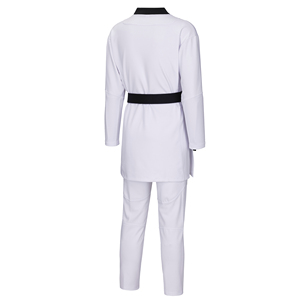 2023 Haute Qualité Polyester/Coton Arts Martiaux Porter Taekwondo Uniforme Conception Personnalisée Respirant Anti-rétrécissement Logo Personnalisé Unisexe - Product Image 6