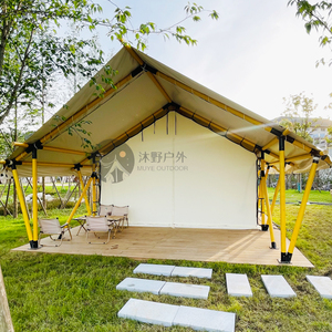 Tienda <span class=keywords><strong>de</strong></span> campaña impermeable al aire libre, tienda <span class=keywords><strong>de</strong></span> campaña <span class=keywords><strong>de</strong></span> lujo, cabaña <span class=keywords><strong>de</strong></span> poste <span class=keywords><strong>de</strong></span> madera <span class=keywords><strong>para</strong></span> acampar, cabaña, glamping, tienda <span class=keywords><strong>de</strong></span> safari <span class=keywords><strong>de</strong></span> <span class=keywords><strong>PVC</strong></span> PEVA - Product Image 1