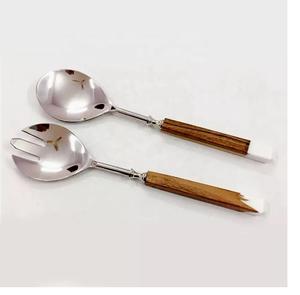 Nouvel ensemble de couverts en métal plaqué or rose pour servir la salade, vente en gros, pour hôtel et cuisine, nouveau set de couverts - Product Image 3