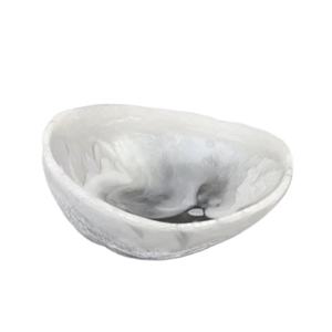 Meilleurs bols en résine blanche de qualité pour la nourriture bol à fruits en résine bol à salade créatif pour la maison et la cuisine avec une nouvelle couleur de conception - Product Image 1