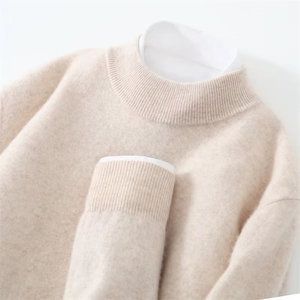 Suéter Ligero de Lana Merino para Hombre, Cuello Redondo, Suave y Transpirable, Tejido de Invierno, Fabricante OEM ODM de Marca Privada - Product Image 3