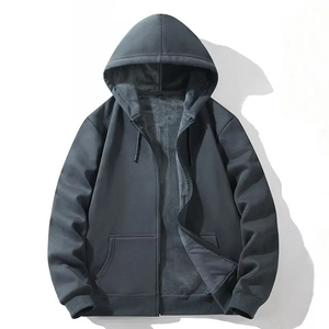 Sudaderas con cremallera Otoño Invierno Hombres Nueva Sudadera con capucha de manga larga Moda Casual Hombre Traje Sportwear Loose Fit Ropa - Product Image 6