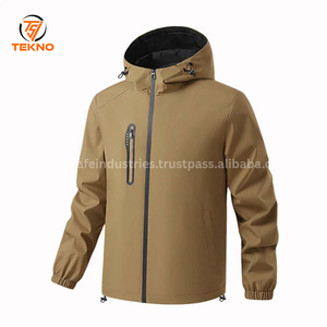 2025 personalizado estilo caliente al por mayor cortavientos hombre chaqueta de lluvia chaqueta impermeable para hombres último estilo abrigo servicio OEM - Product Image 5