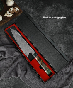 Cuchillo de Cocina NM EDGED KNIFE VG10 de Acero al Carbono con Madera Estabilizada, Mango G10 de 10-11.9 Pulgadas, Ambidiestro y Duradero - Product Image 5