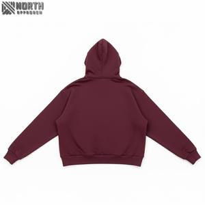 Luxe hommes délavés en détresse goutte épaule Baggy sweats à capuche surdimensionnés blanc personnalisé lavé poids lourd 450 gsm sweat à capuche - Product Image 2