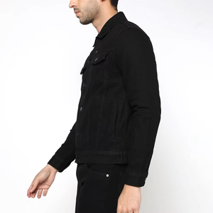 Chaquetas Vaqueras de Mezclilla para Hombre, Ajustadas, Estampadas, de Venta Caliente, Diseño Personalizado, al por Mayor - Product Image 4