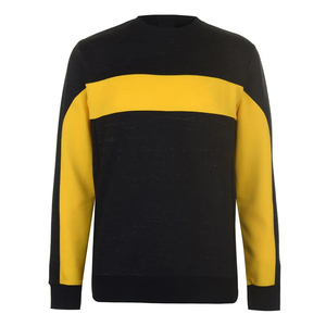 Sudaderas largas de algodón liso Unisex Drop Shoulder Fleece Sweatshirt Mujeres Sudadera personalizada Sudadera de cuello redondo - Product Image 1