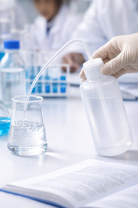 ขวดบีบล้างทำความสะอาดทรงสี่เหลี่ยมสีขาวทำจากโพลีโพรพิลีน ขนาด 250 มล. ฝาเกลียว หัวฉีดยาว รับประกัน 3 ปี รองรับ OEM/ODM ปรับแต่งได้ - Product Image 2