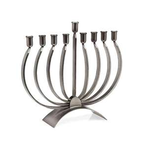 Venta al por mayor estilo minimalista 9 brazos soporte de vela Halloween fiestas de Navidad decoración hecha a mano Menorah soporte de vela para Hanukah - Product Image 1