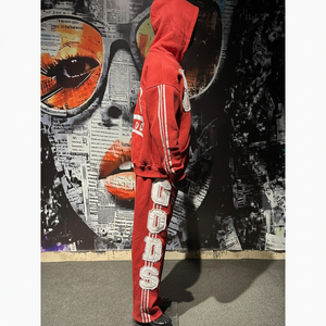 Nouveaux survêtements pour hommes personnalisés, broderie délavée, broderie tendance, streetwear, 100% coton, amples, doux, lavage à l'acide - Product Image 2