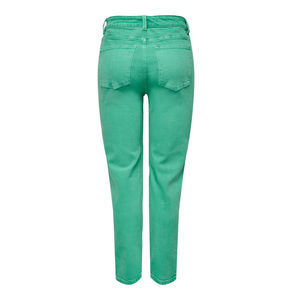 Jeans pour femmes Mint, vêtements en jean, jambe large, taille haute personnalisée, jean décontracté, jean skinny pour femmes, service OEM - Product Image 4