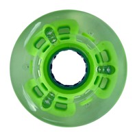 Roues lumineuses LED personnalisables ZiLon, durables, imperméables, respirantes, légères, en PP, 24 mm, rebond élevé, dureté 85A, pour adultes