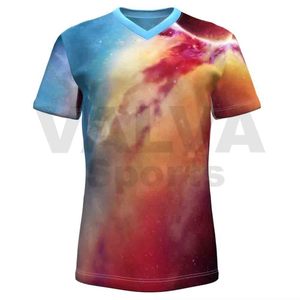 VALVA SPORTS Camisetas casuales de manga larga para hombre Nuevo estampado colorido Sublimación 100% algodón - Product Image 3