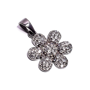 Fantastique 925 Sterling Silver Style Minimaliste Floral Florette Pendentif Avec CZ Fleurs Zircon Charmes Pour Femmes Collier Bijoux - Product Image 3