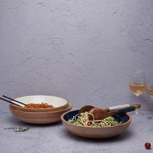 Cuenco de madera impreso artesanal, cuenco decorativo para servir para mesa de comedor, exhibición de cocina y Decoración elegante del hogar - Product Image 3