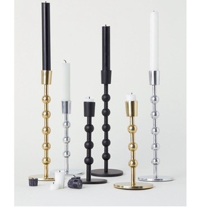 Antique Design Gold-Finished Metal <b>Taper</b> <b>Candle</b> <b>Holder</b> for Home Decoration Wedding and Christmas Lighting Decorative <b>Candles</b> - Product Image 5