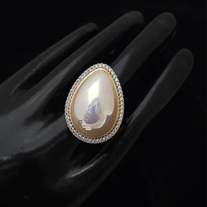 แหวนทองสุดทันสมัยทันสมัยสำหรับใส่ในงานเลี้ยงและงานแต่งงานคอลเลกชันเครื่องแต่งกายสำหรับผู้หญิงและเด็กผู้หญิง - Product Image 1