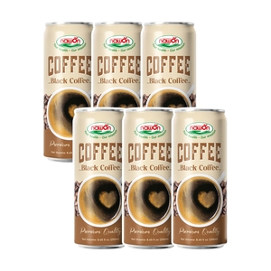 กาแฟดำพรีเมียมคุณภาพสูง 250 มล. นาวอน กาแฟเย็นบรรจุกระป๋อง ผลิตเครื่องดื่ม รับผลิตแบรนด์ส่วนตัว (OEM) มีตัวอย่างฟรีสำหรับขายปลีก - Product Image 1