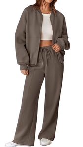 Sudadera con Capucha de Invierno con Logotipo Personalizado, Lavado Ácido, Tejida, Estilo Urbano, para Mujer, Unisex, Transpirable, Talla Grande, con Cremallera, Forro Polar, 100% Algodón - Product Image 4