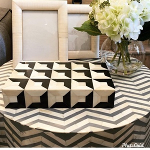 BANDEJA DE SERVICIO CON INCRUSTACIONES DE MADRE DE PERLA BANDEJA DE SERVICIO CON INCRUSTACIONES DE HUESO RAMADHAN REGALO GULF UAE DUBAI OMAN SAUDI - Product Image 4