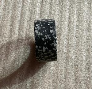 Ronds de serviette en terrazzo Accessoires de décoration de table Ustensiles de cuisine de table Jardin Salle de bain Porte-ronds de serviette Boîte à mouchoirs - Product Image 6