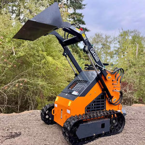 Livraison gratuite bon marché Mini Skid Steer moteur CE EURO5 EPA Skidsteer roue diesel sur chenilles Mini chargeuse sur chenilles pour tout terrain - Product Image 1
