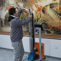 Auto Clean AI 4K 7d Uv Máquina de pintura de pared Robot Panel de pared automático Impresora de mural vertical 3D Máquina de impresión Impresora de pared