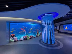 Écran cylindrique LED, écran haut-parleur LED, affichage cylindrique, grand écran personnalisé - Product Image 3