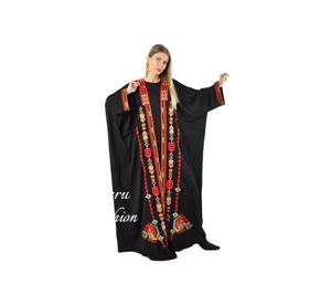 Venta al por mayor 2024 Abierto Invierno Mujeres Señoras Dubai Abaya Vestidos musulmanes Kimono Ropa Islámica - Product Image 1