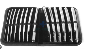 Dispositivos médicos profesionales, 8 Uds., dilatador uterino Hegar de doble extremo de 7,5 pulgadas, juego de sonidos de acero inoxidable Manual, ginecología - Product Image 5