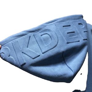 Luxury Heavy Weight 100% Cotton Oversized <b>Hoodie</b> Premium Embossed 3D Design Custom Logo Winter Flannel Blank <b>Hoodie</b> Solid - Product Image 5