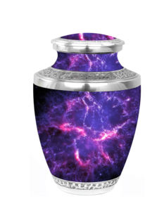Astronomía espacial Galaxy Dark Purple Star Urnas de cremación para adultos con bolsa de terciopelo gratis - Product Image 1
