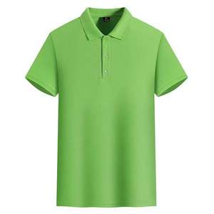 OEM logotipo personalizado bordado peinado Super-Cool algodón hielo Anti-Pilling Color sólido de manga corta POLO verano polos - Product Image 3