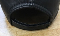 Casquettes de baseball en cuir véritable de vache véritable de haute qualité à prix réduit pour hommes LC-0086