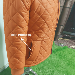 Veste matelassée fabriquée en usine en gros, veste matelassée tendance pour hommes, fermeture éclair intégrale, logo personnalisé, veste matelassée streetwear - Product Image 2