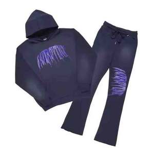 Survêtements en tissu à capuche unisexes de haute qualité, design personnalisé, streetwear, nouveaux survêtements personnalisés avec logo, automne - Product Image 3