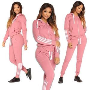 ชุดวอร์ม2ชิ้นสำหรับผู้หญิงชุดวอร์มลำลองสำหรับผู้หญิงชุดแฟชั่นสวมใส่สบายสำหรับใส่ประจำวัน2024มาใหม่ - Product Image 2